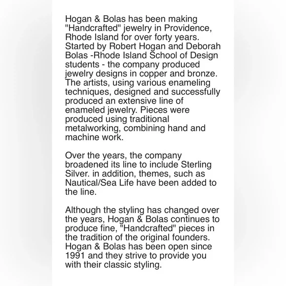 Hogan & Bolas Dancing Starfish Sterling Silver Bangle Bracelet - Picture 8 of 8